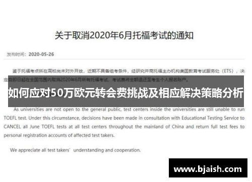 如何应对50万欧元转会费挑战及相应解决策略分析 如何应对50万欧元转会费挑战及相应解决策略分析