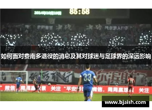 如何面对费南多退役的消息及其对球迷与足球界的深远影响